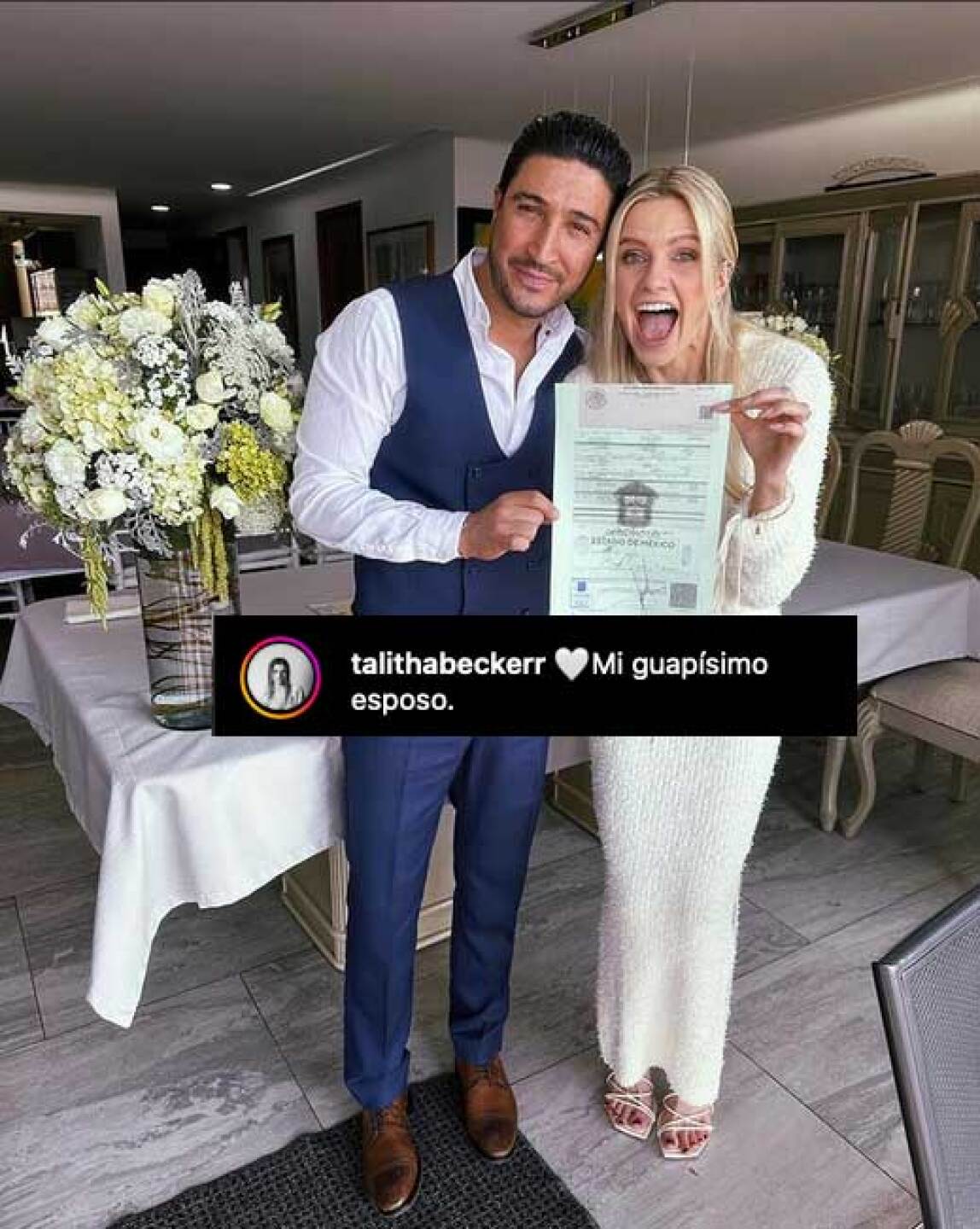 Talitha Becker, Liz en la serie Vecinos, ¡llegó al altar!