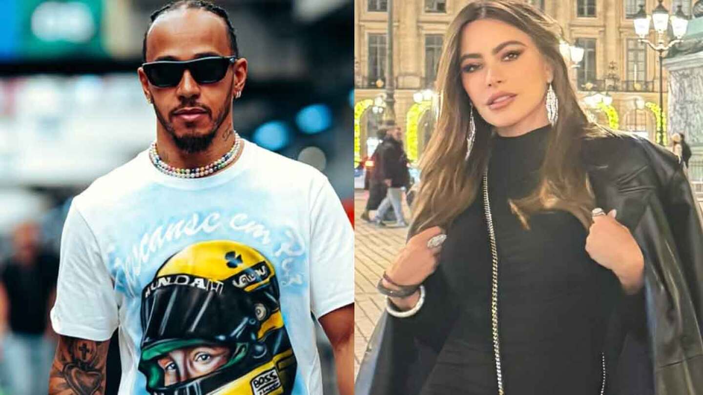 Lewis Hamilton y Sofía Vergara