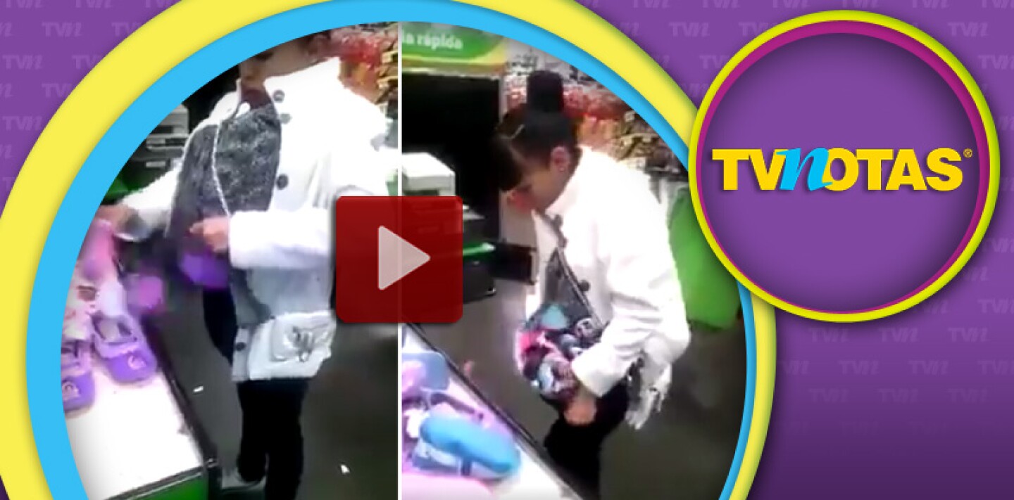 Descubren a mujer que intentaba robarse pantuflas de supermercado y la nombran, La roba chanclas.