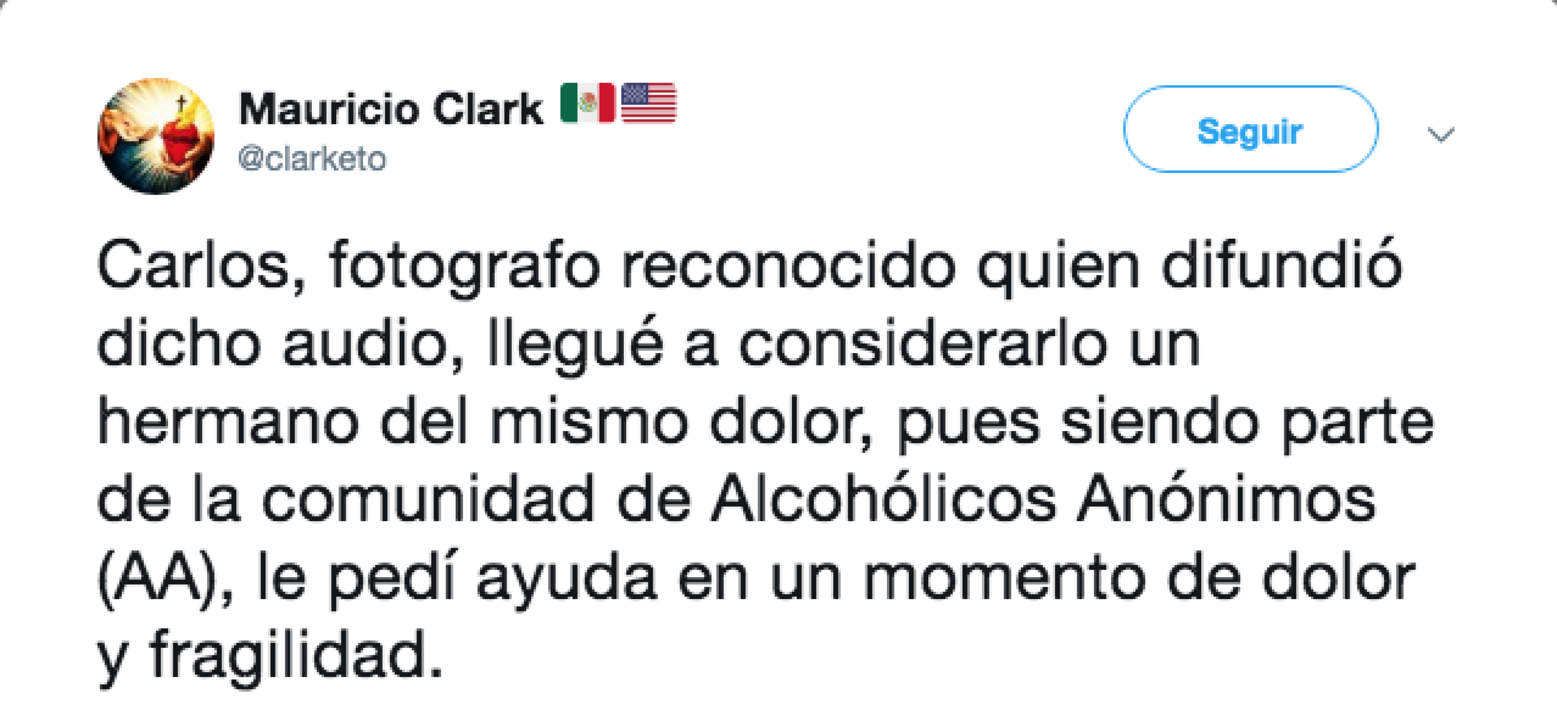 El comunicador reconoció su error por medio de redes sociales.