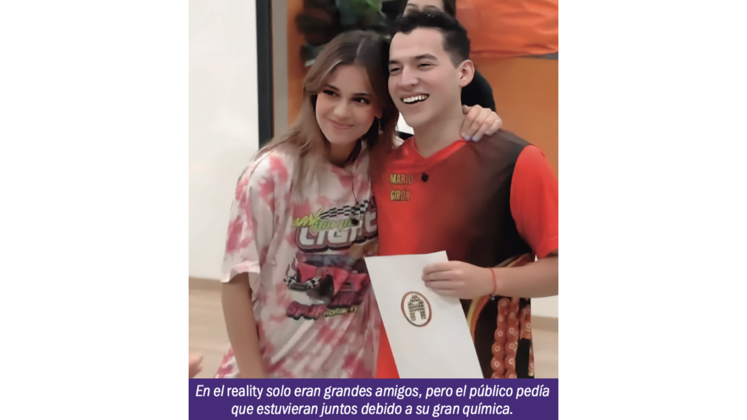 Mar y Mario hablan de su relacion