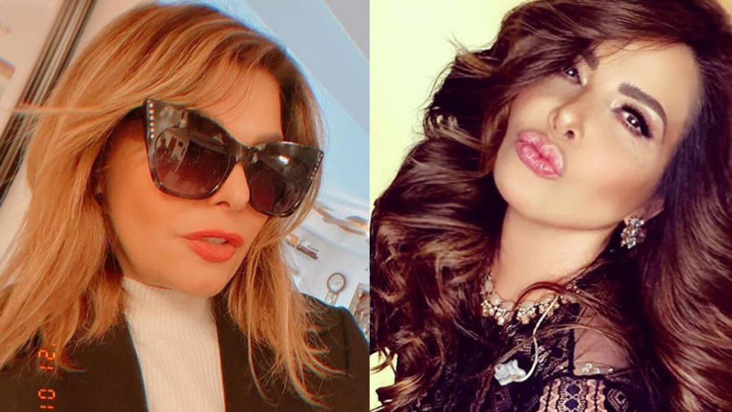 Itatí Cantoral y Gloria Trevi.