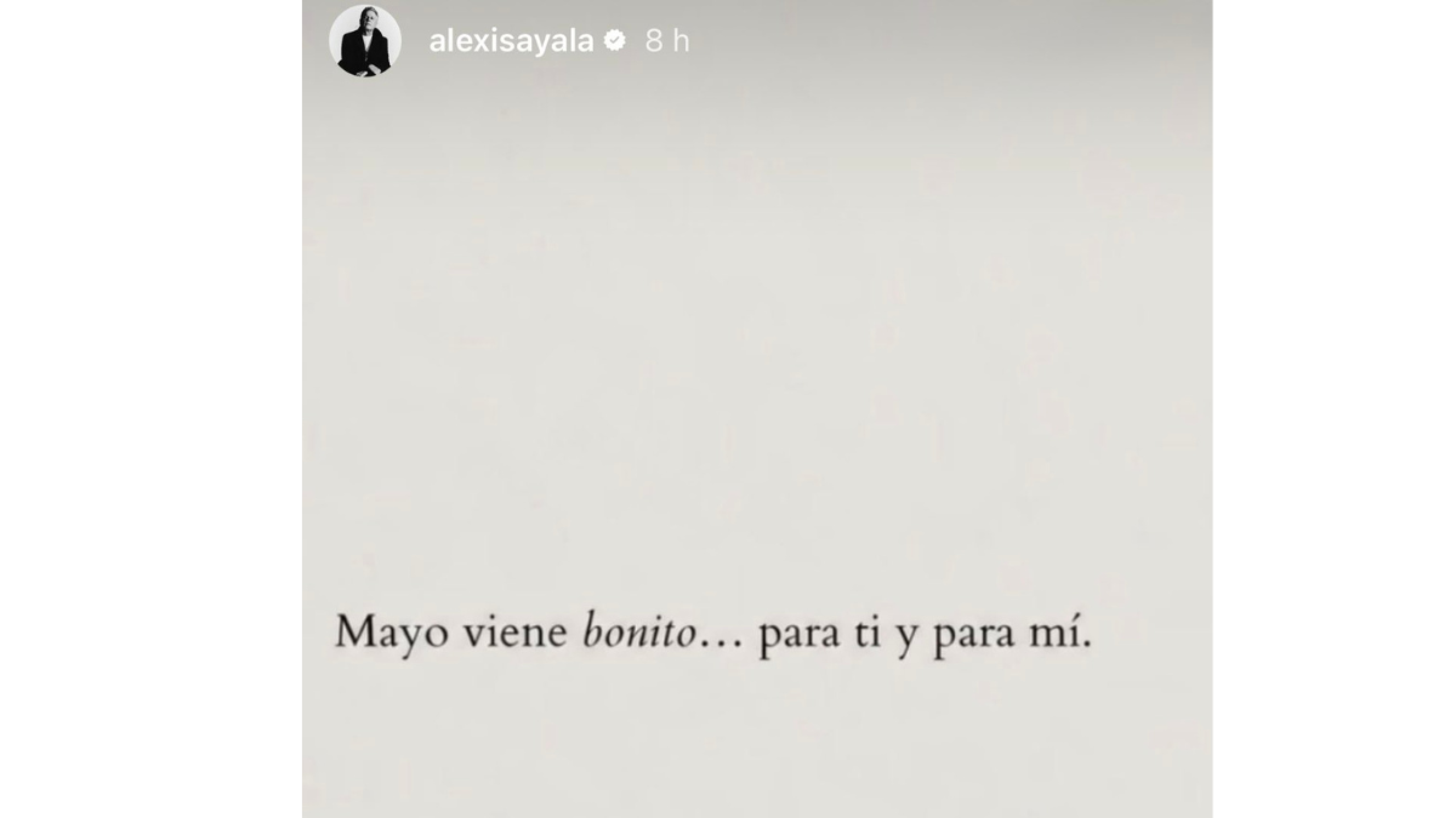 Alexis Ayala publica extraño mensaje en redes sociales.