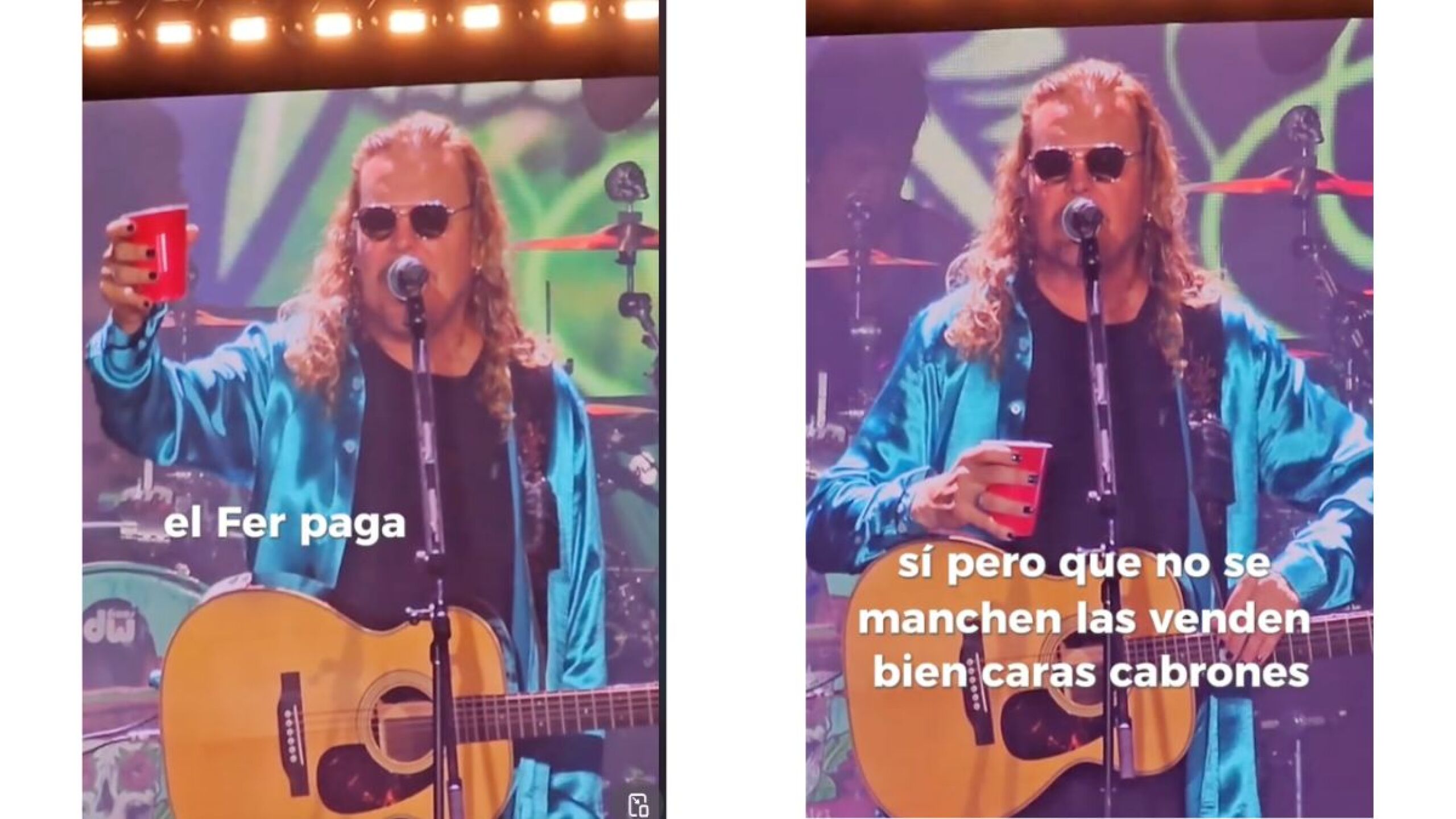 Fher de Maná estalla contra los altos precios de la cerveza en conciertos y lanza polémica propuesta