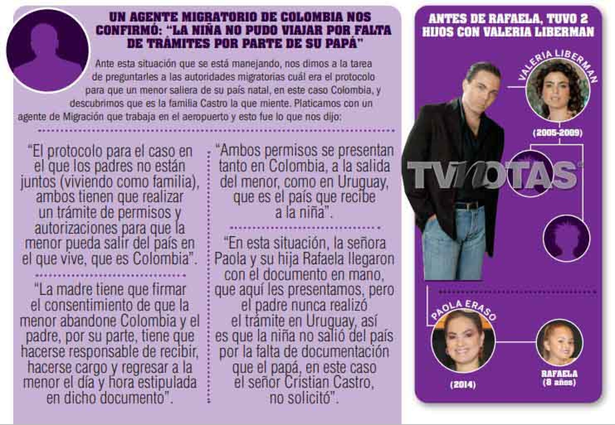 Cristian Castro mintió y su hija Rafaela no lo dejó plantado