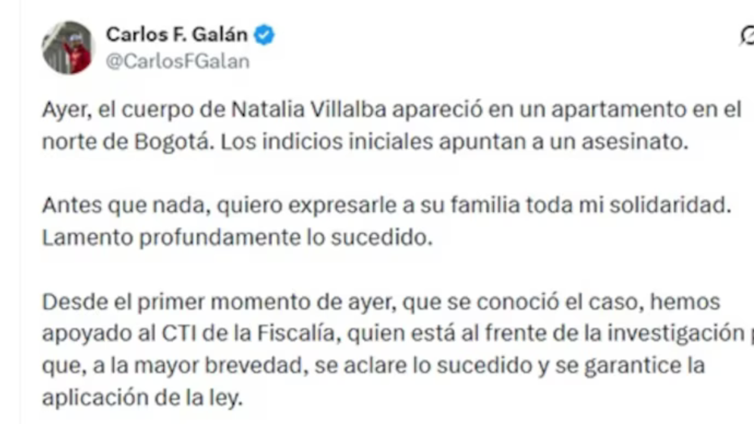 Hallan muerta en una maleta a la modelo colombiana Natalia Villalba