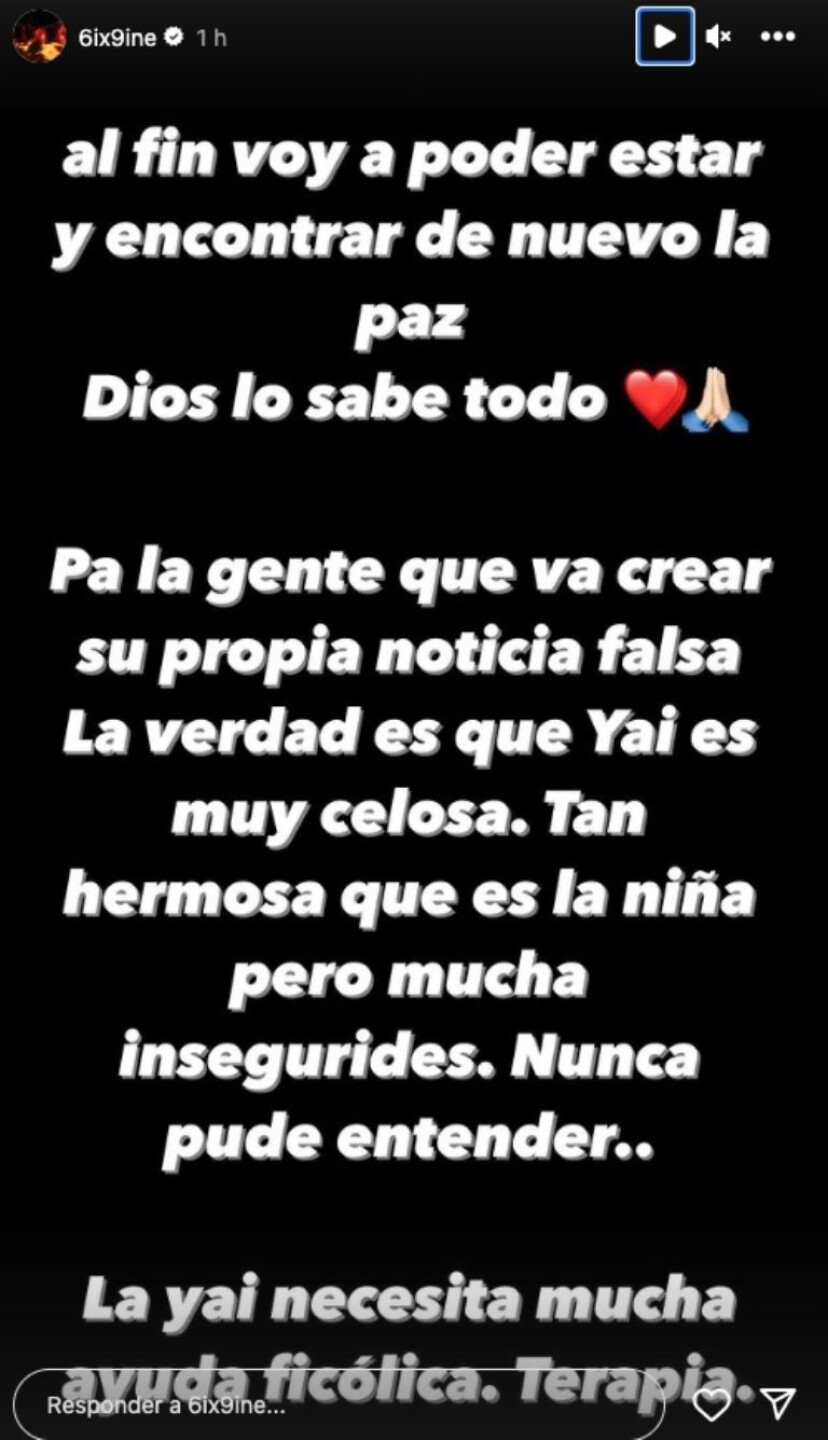 Yailin, la más viral y Tekashi culminan su relación