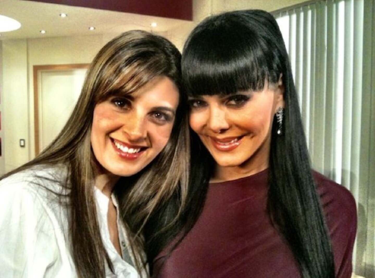Maribel Guardia y Mayrín Villanueva.