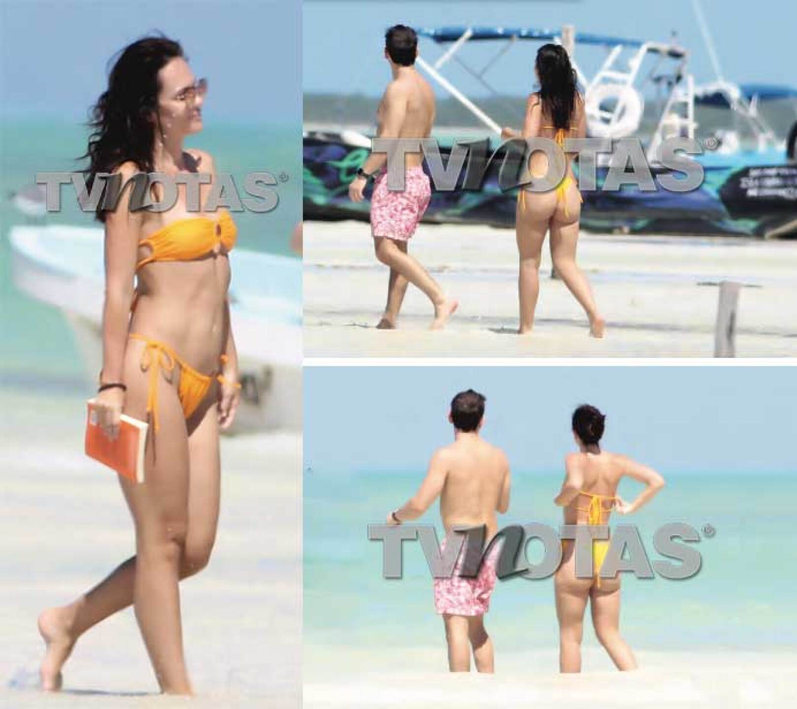 Laura Carmine y su novio se demostraron su amor con risas y besos