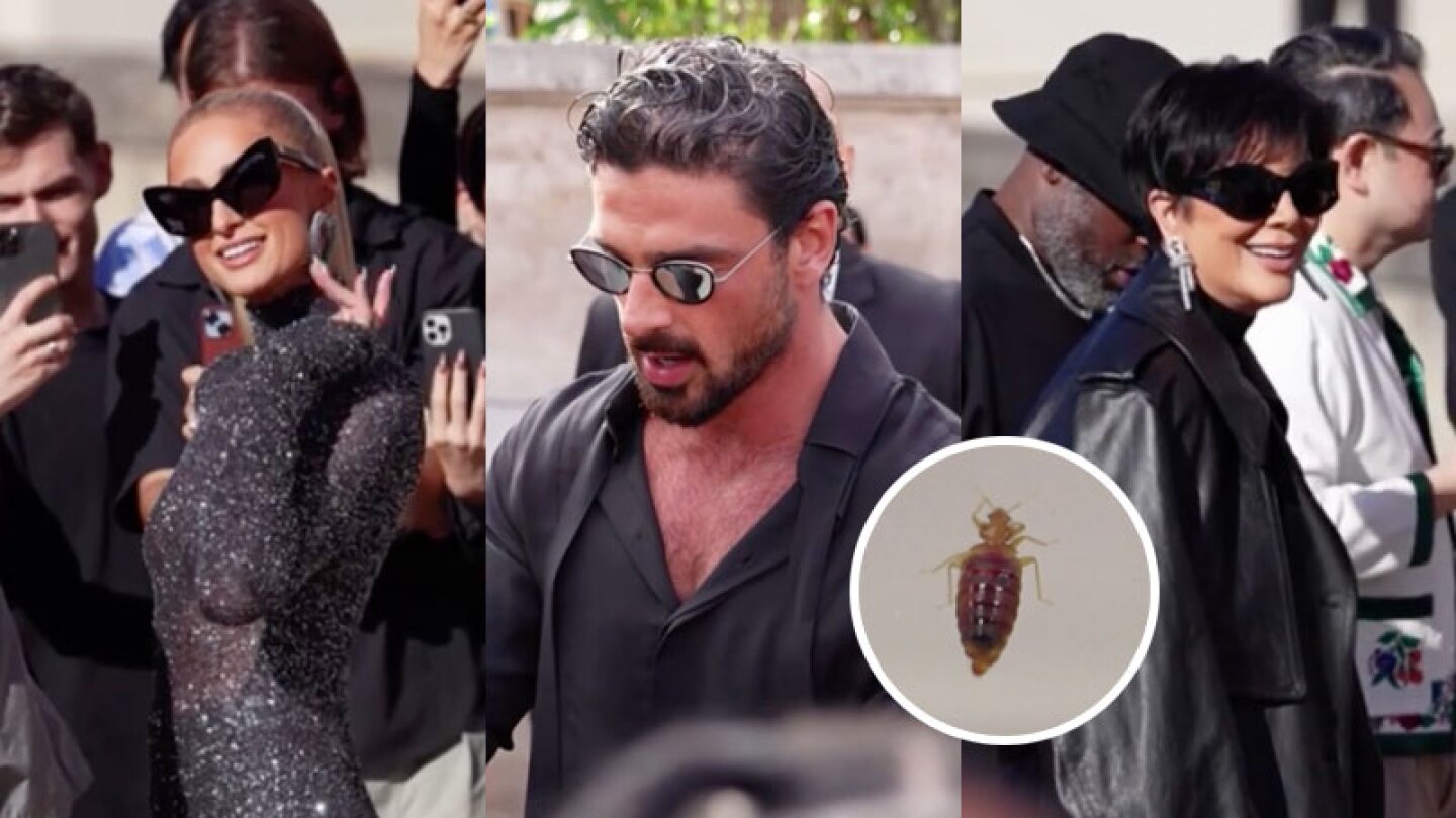 Famosos y chinches en la Semana de la Moda en París