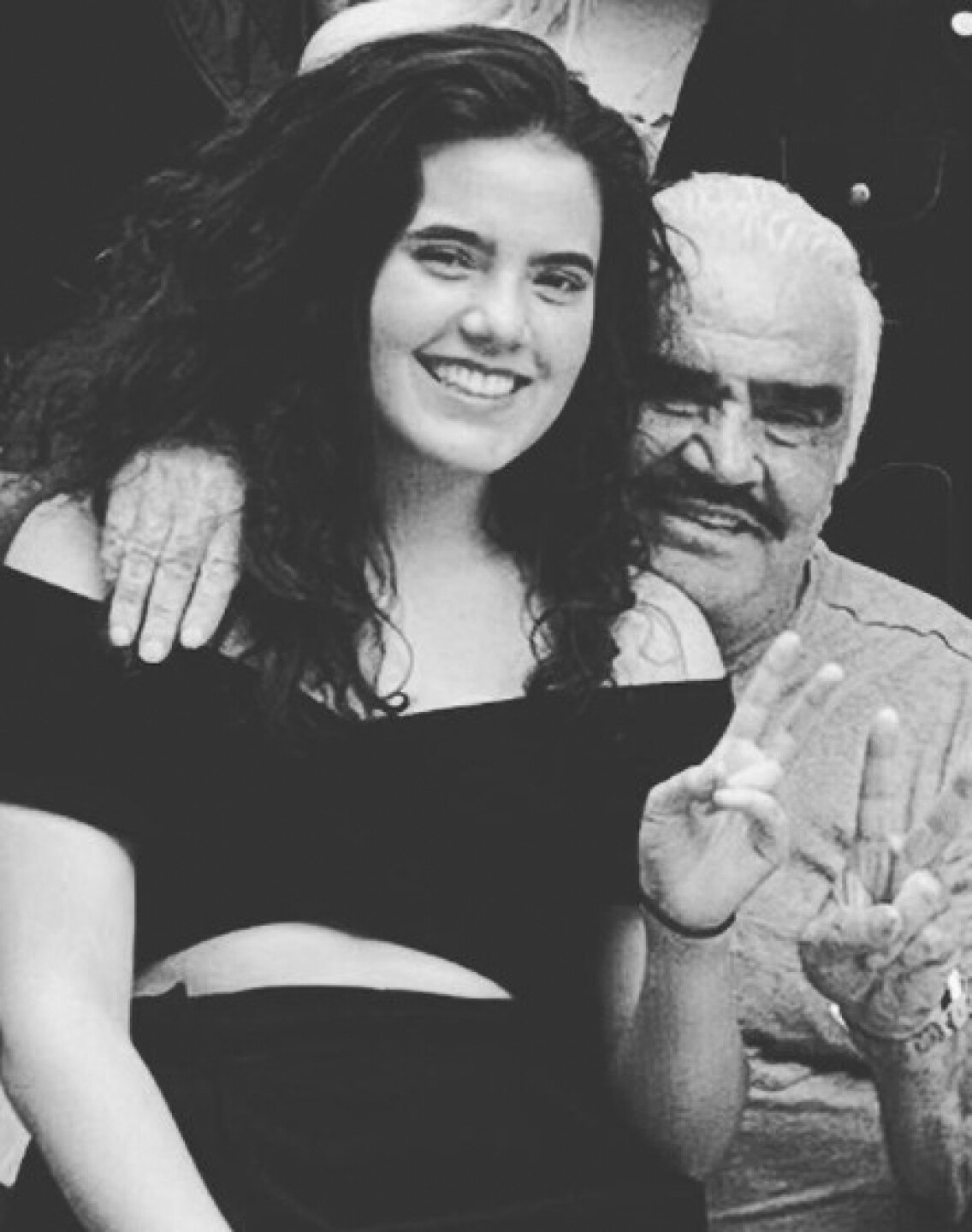 Camila Fernández y Vicente Fernández