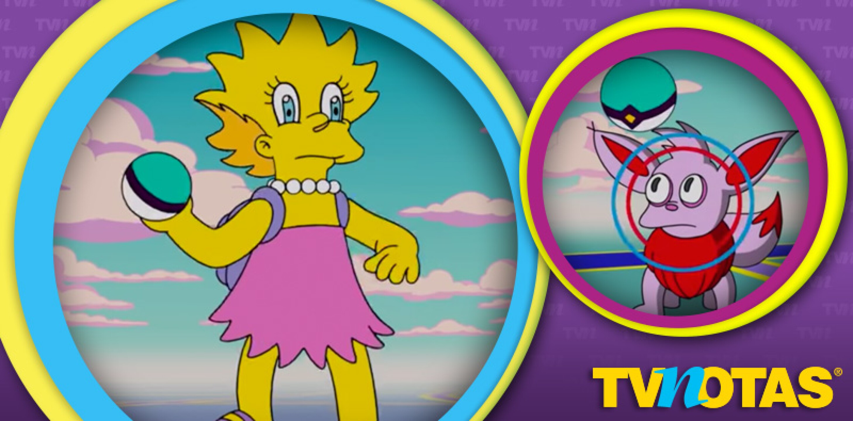 Homero y Lisa Simpson quieren ser maestros Pokémon
