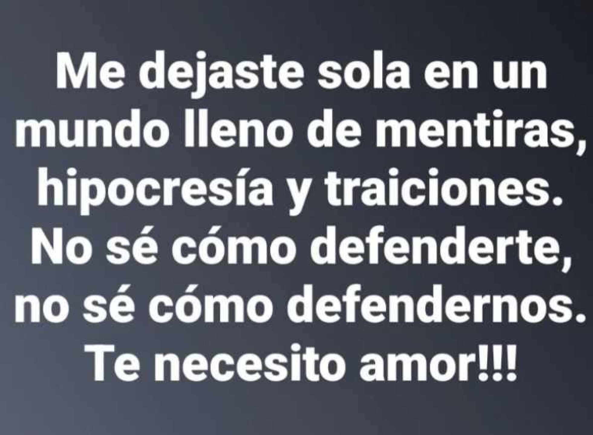 Novia de Nicandro Díaz manda mensaje
