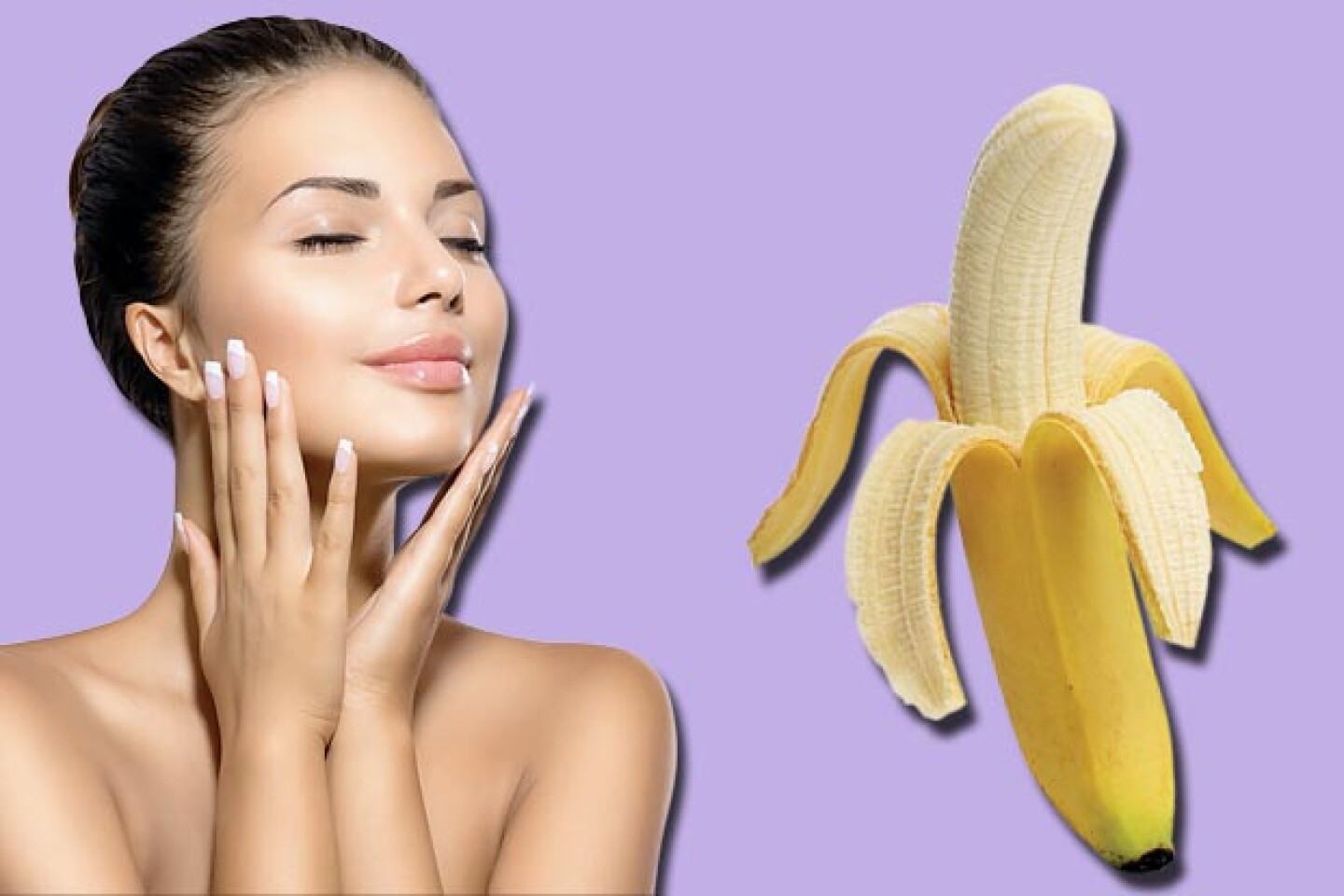 Desliza la cáscara del platano por la zona afectada.