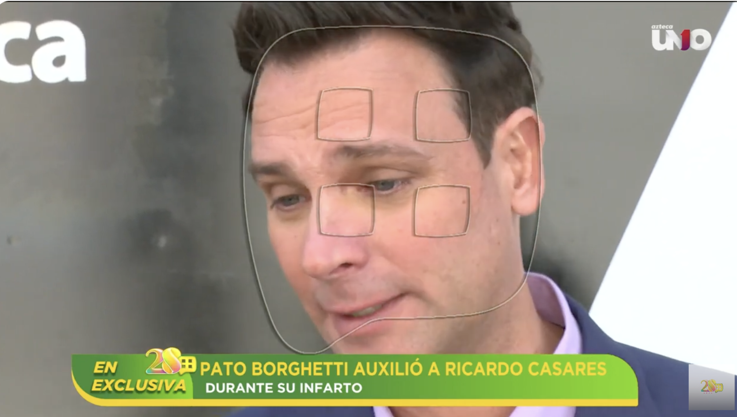 Borghetti Patricio Borghetti relata entre lágrimas el infarto de Ricardo Casares ...