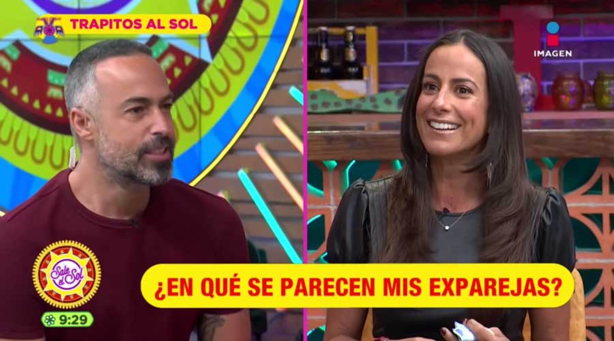 Carlos Arenas y Paulina Mercado coquetean en vivo y casi se besan
