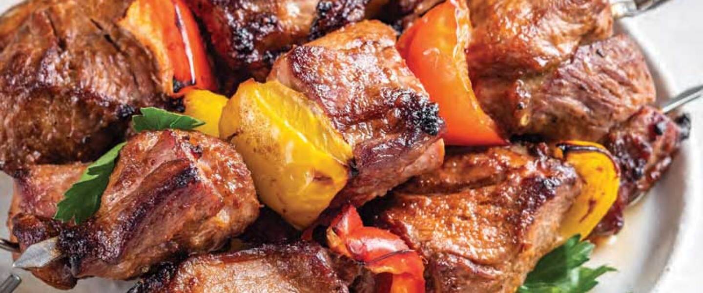 cómo hacer Brochetas de puerco
