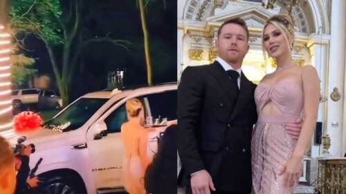 Madrastra de la hija del Canelo le regaló una lujosa camioneta