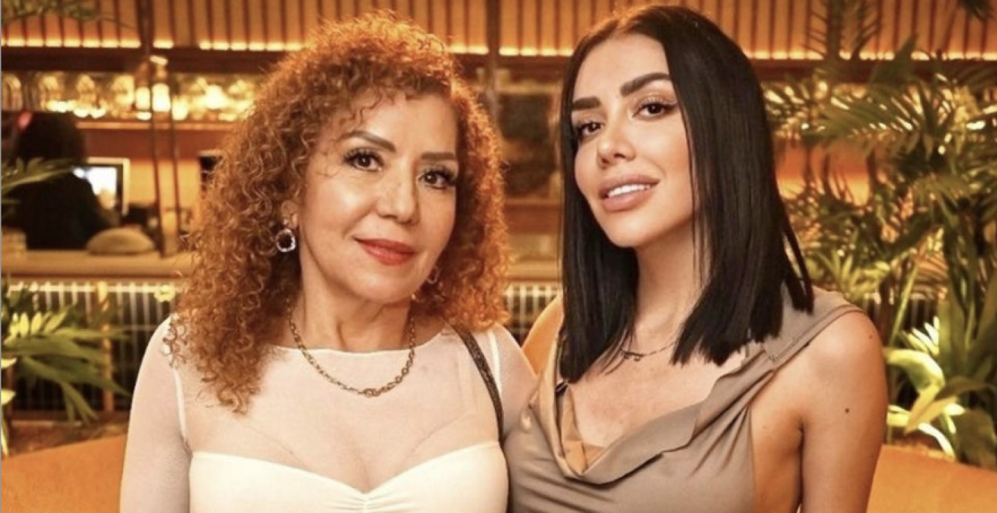 Karime Pindter y su mamá