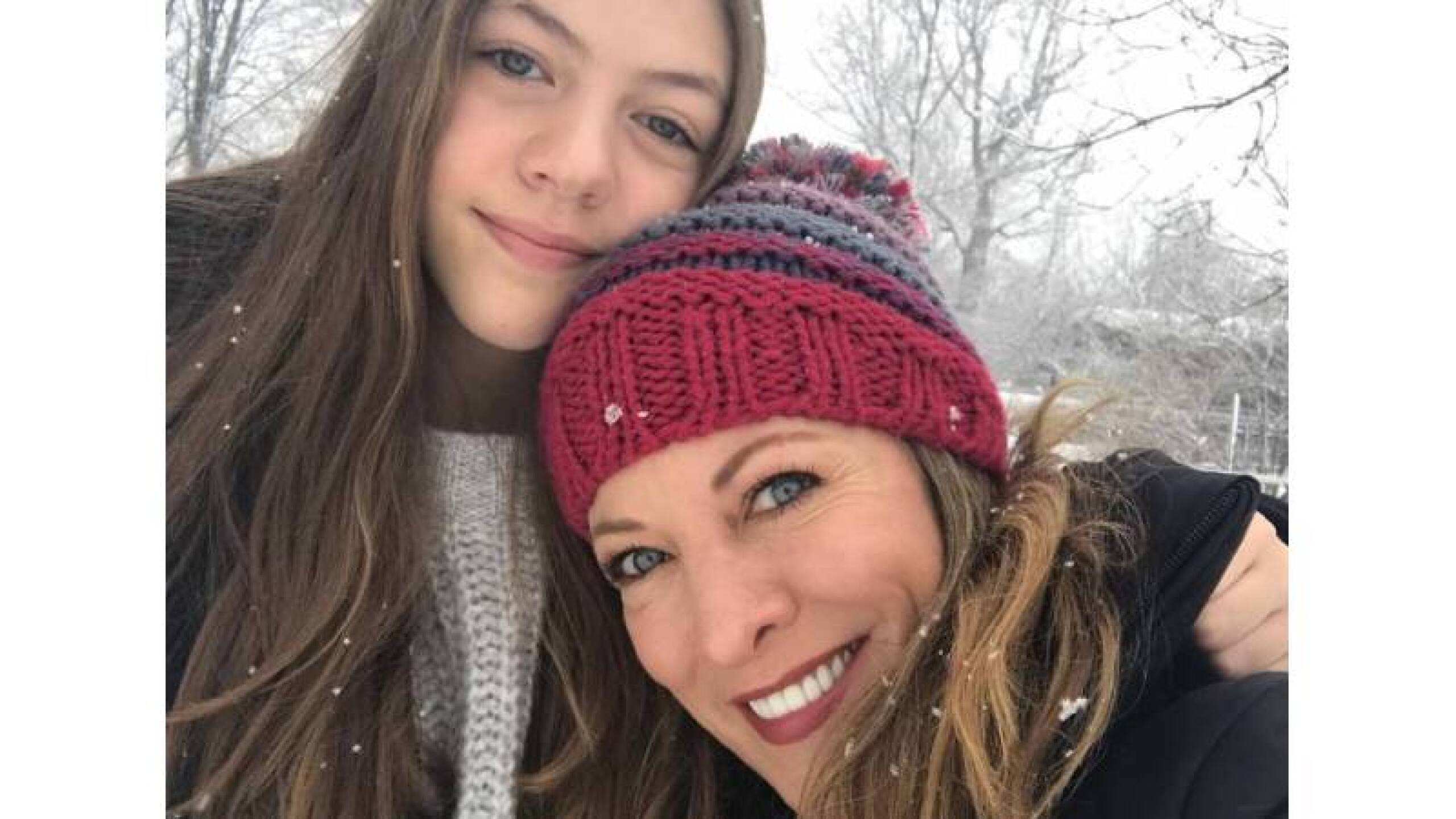 Andrea Noli y su hija