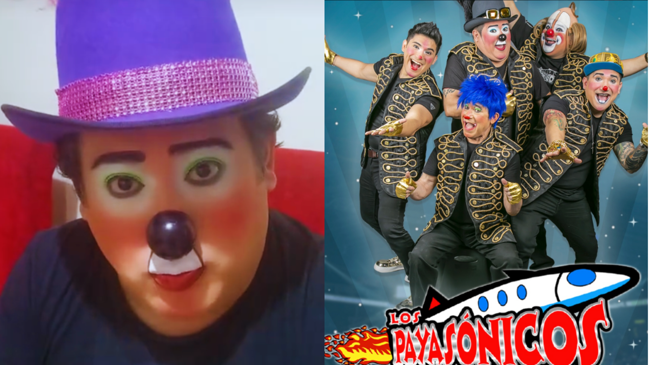 Él es "Pompo" Campa de Los Payasónicos