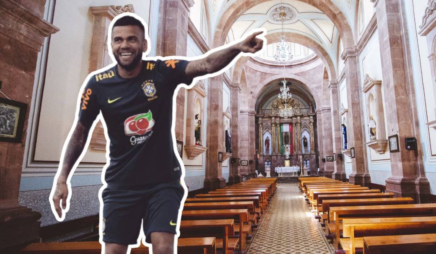 Dani Alves pasó de futbolista a pastor