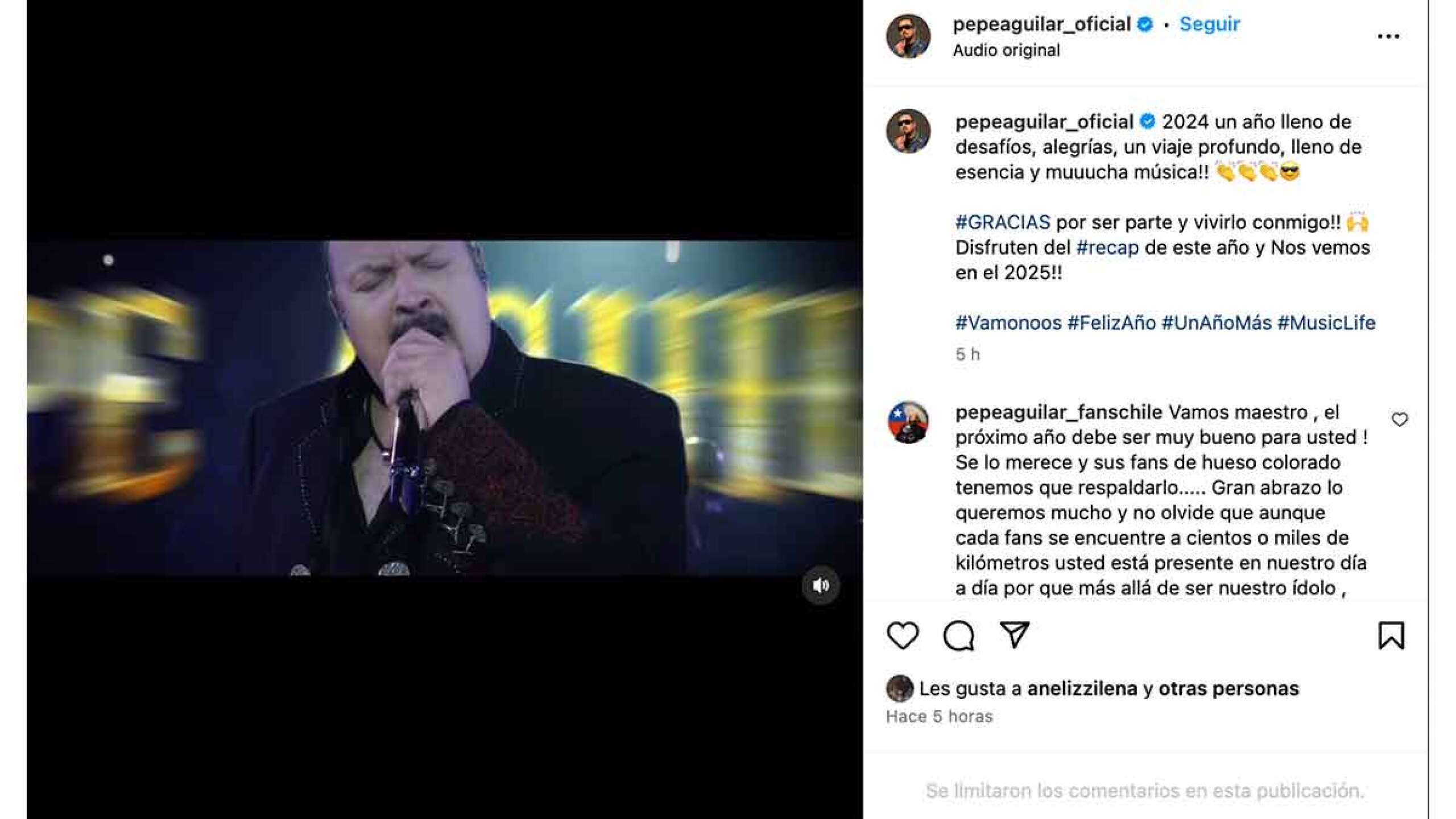 Pepe Aguilar publicación
