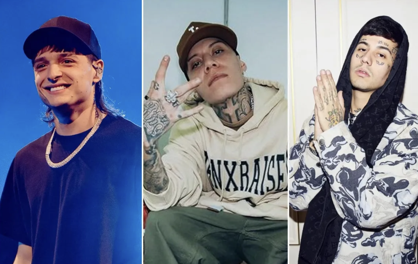 Peso Pluma, Santa Fe Klan, Duki