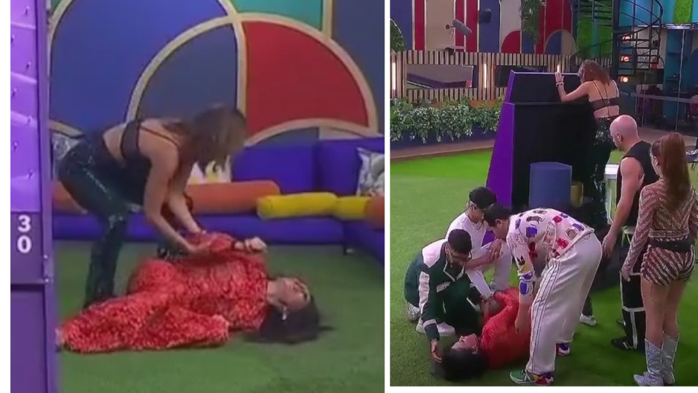 Dalilah Polanco sufre caída en La casa de los famosos México