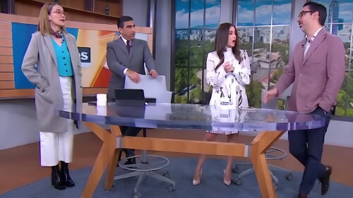 Conductores de Hechos Meridiano de TV Azteca discuten en pleno programa en vivo