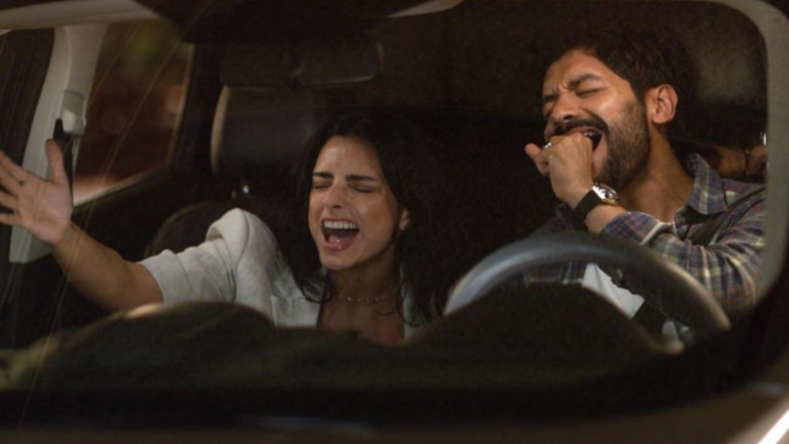 Asilinn Derbez y Christian Vázquez