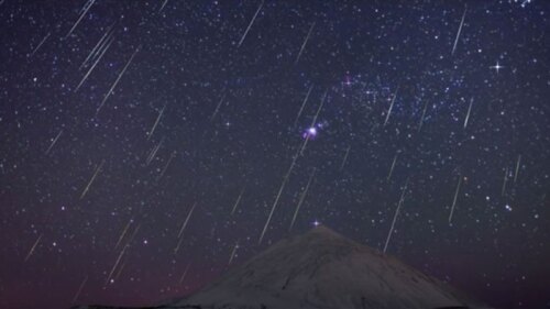 Esta lluvia esta relacionada con el cometa halley