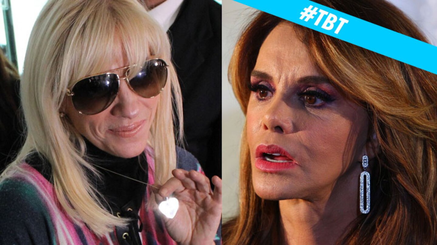 Así se pelearon Yuri y Lucía Méndez