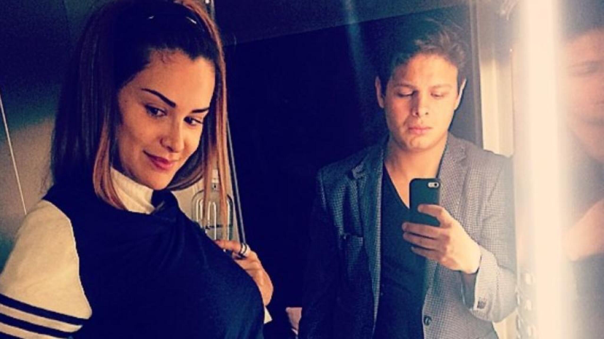 Ninel Conde y Giovanni Medina irradian felicidad.