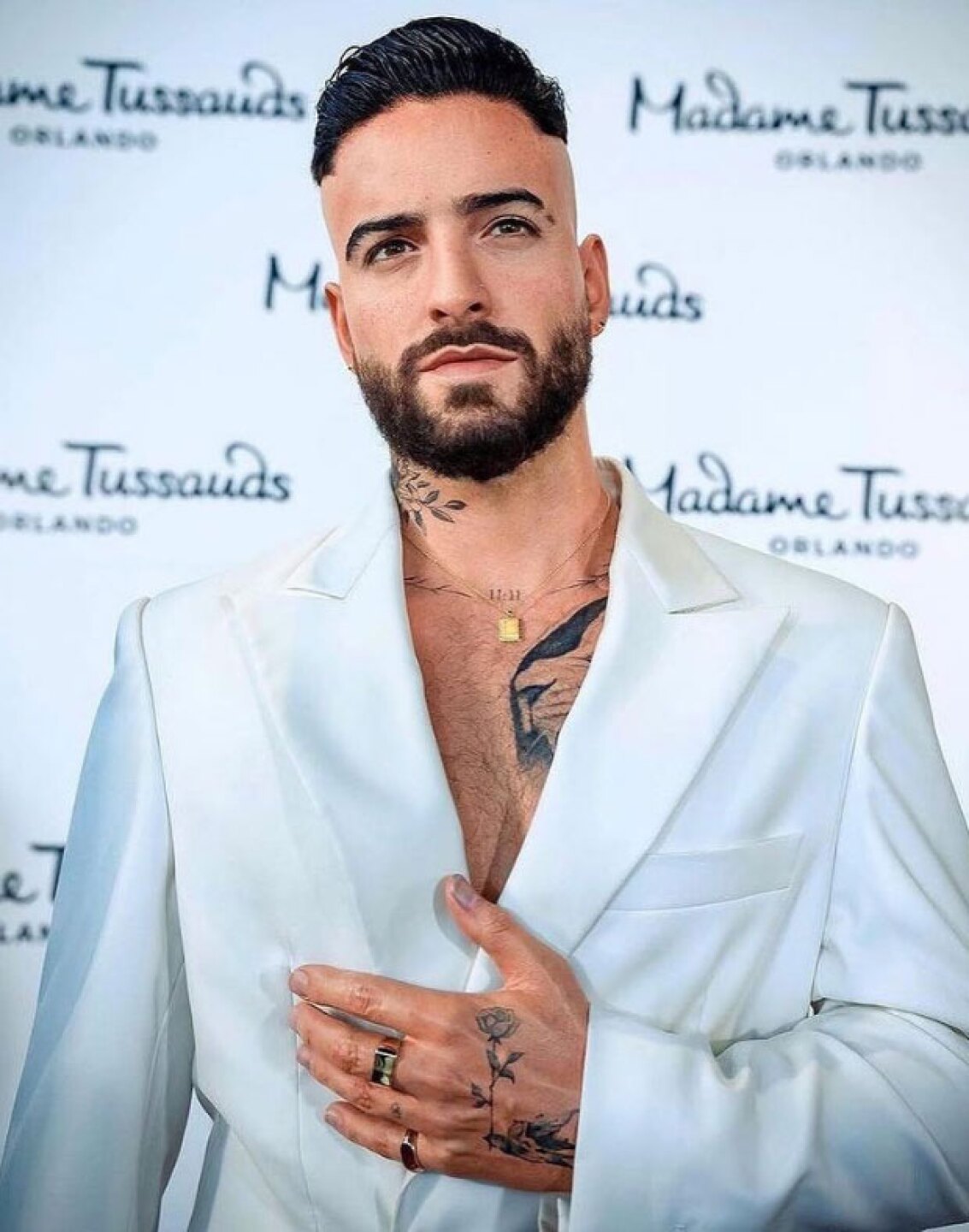 Maluma presentó su estatua de cera en Colombia