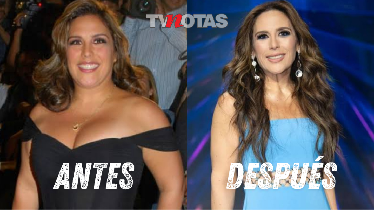 Angélica Vale antes y después de bajar de peso