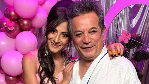 Freddy Ortega y su hija