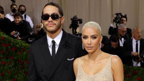 Kim Kardashian y su pareja Pete Davidson están de viaje en Londres