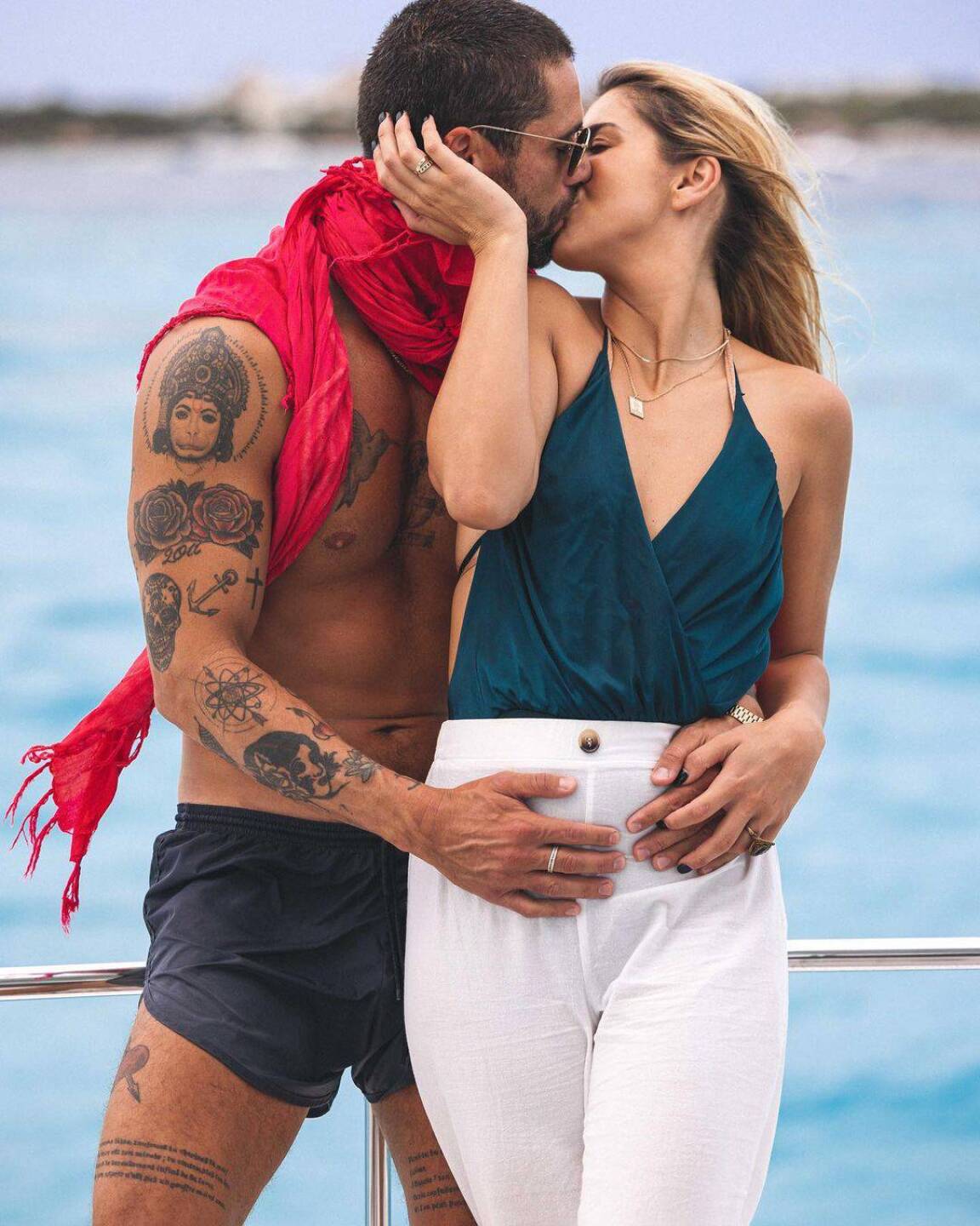 Michelle Renaud y Matias Novoa