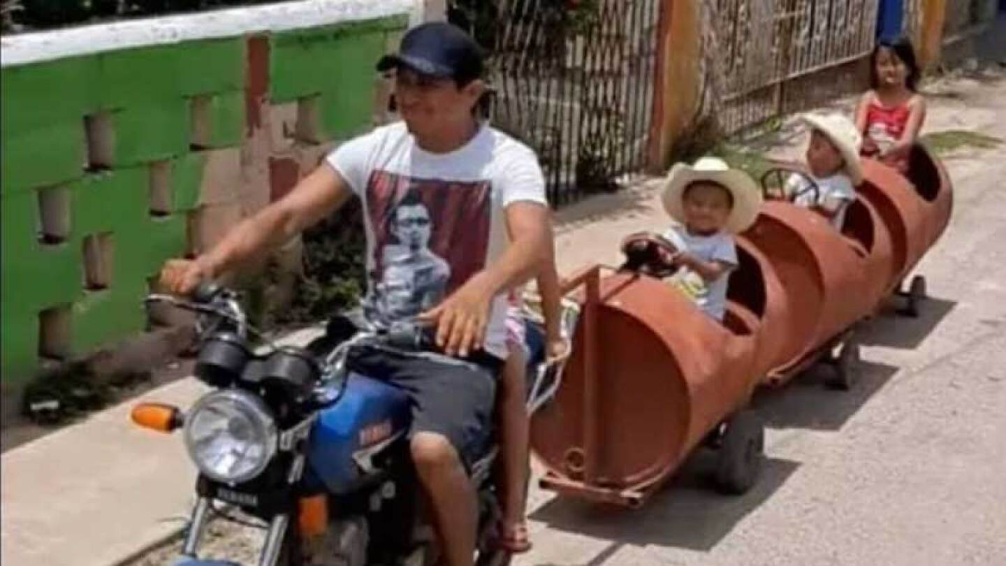 Padre de familia se gana el respeto de los internautas 