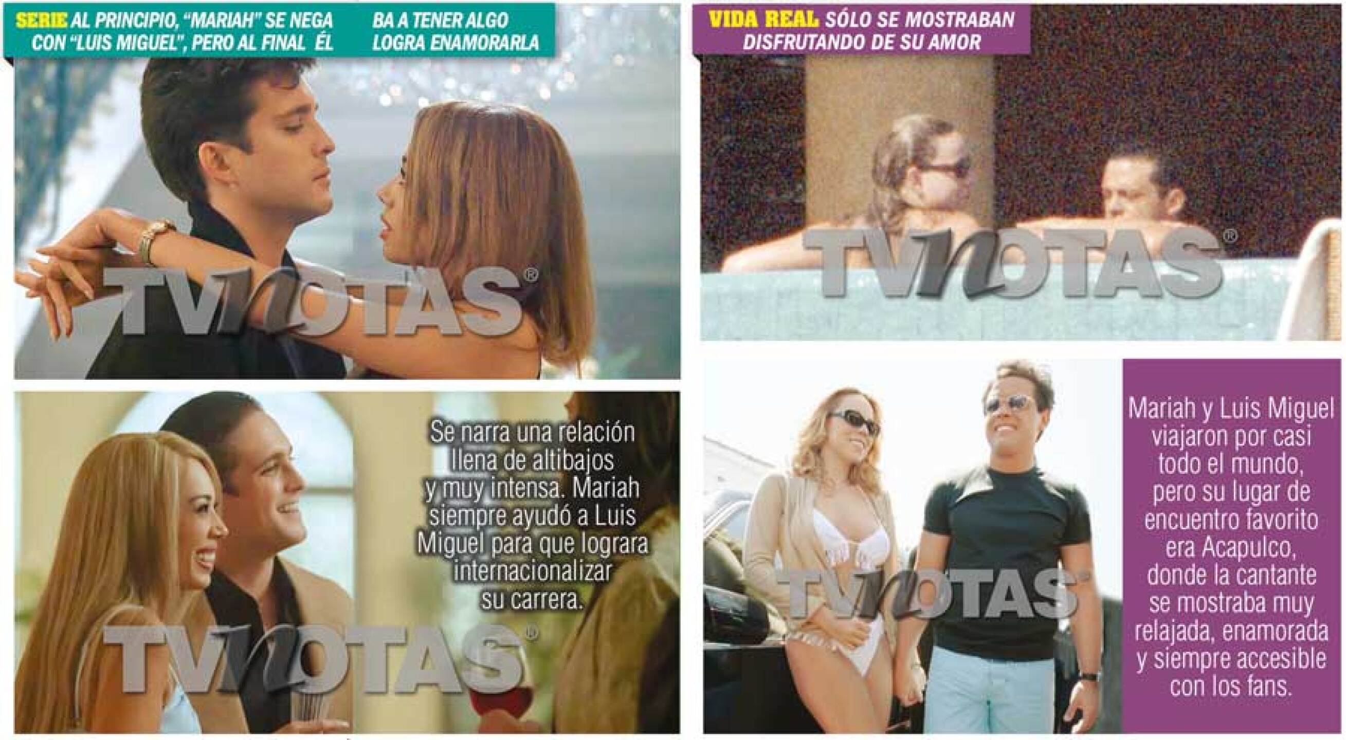 Detalles de la relación entre Luis Miguel y Mariah Carey