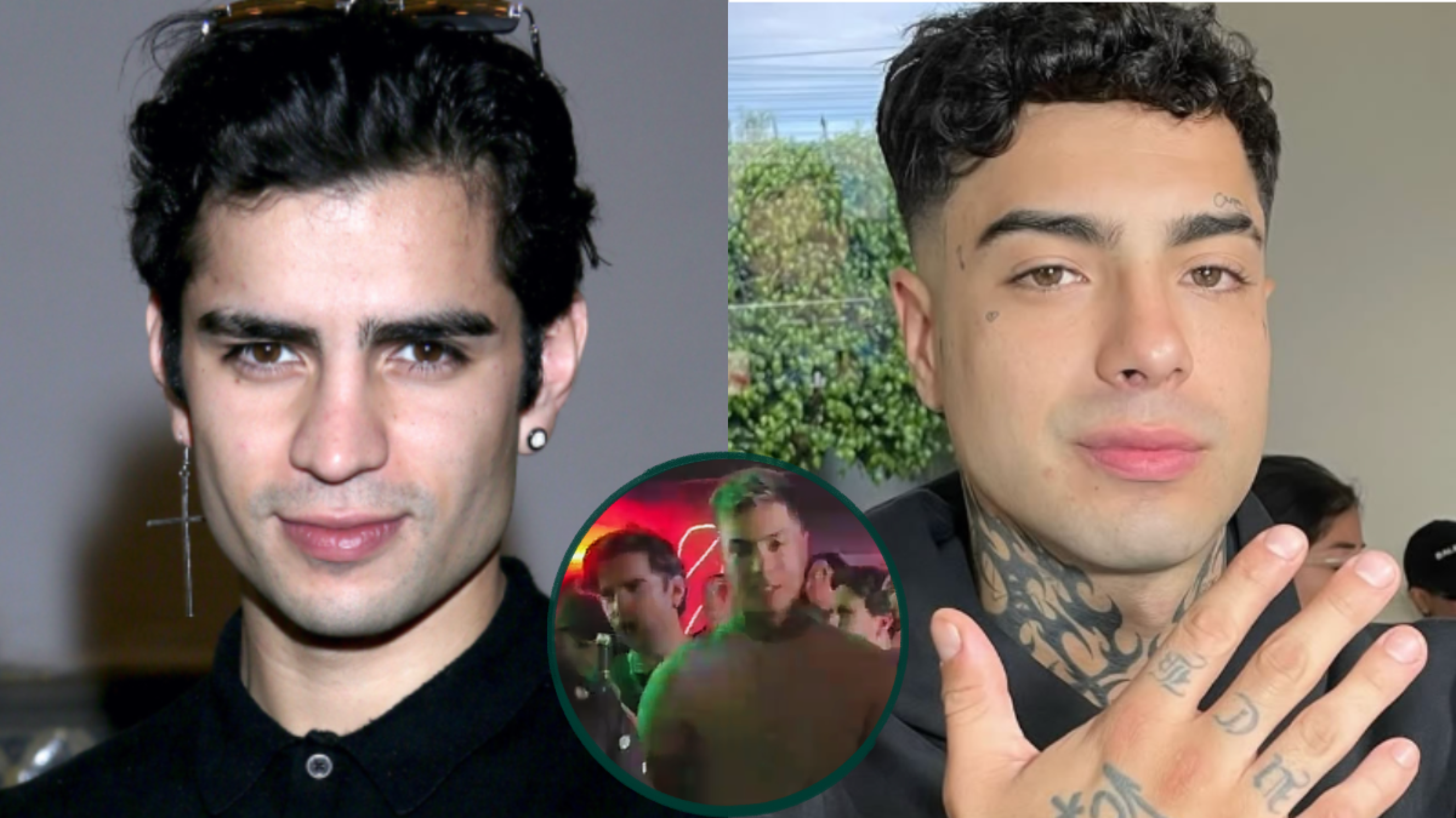 Aaron Mercury y Naim Darrechi se pelean en plena fiesta de Abelito y aseguran que ¡fue por celos! VIDEO