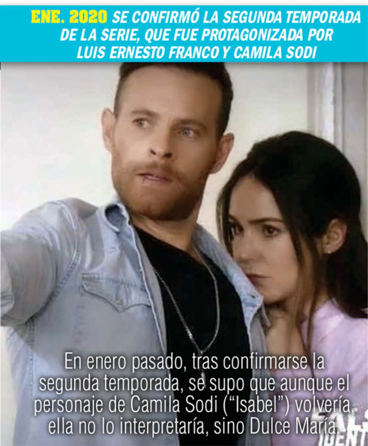 dulce maría serie falsa identidad embarazo covid-19