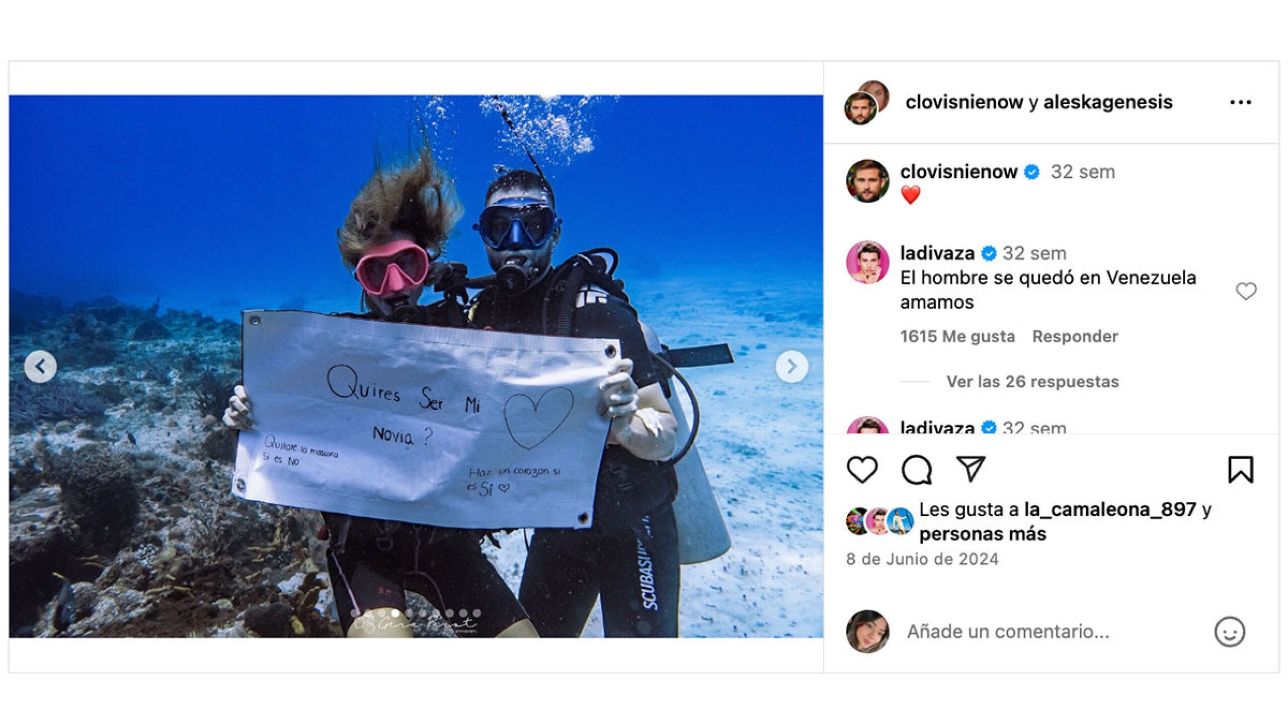 Aleska Genesis y Clovis Nienow terminaron su relación