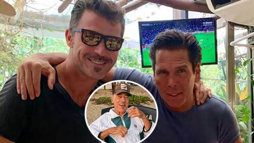 Roberto Palazuelos y Leonardo García se reunieron para hablar del testamento de Andrés García