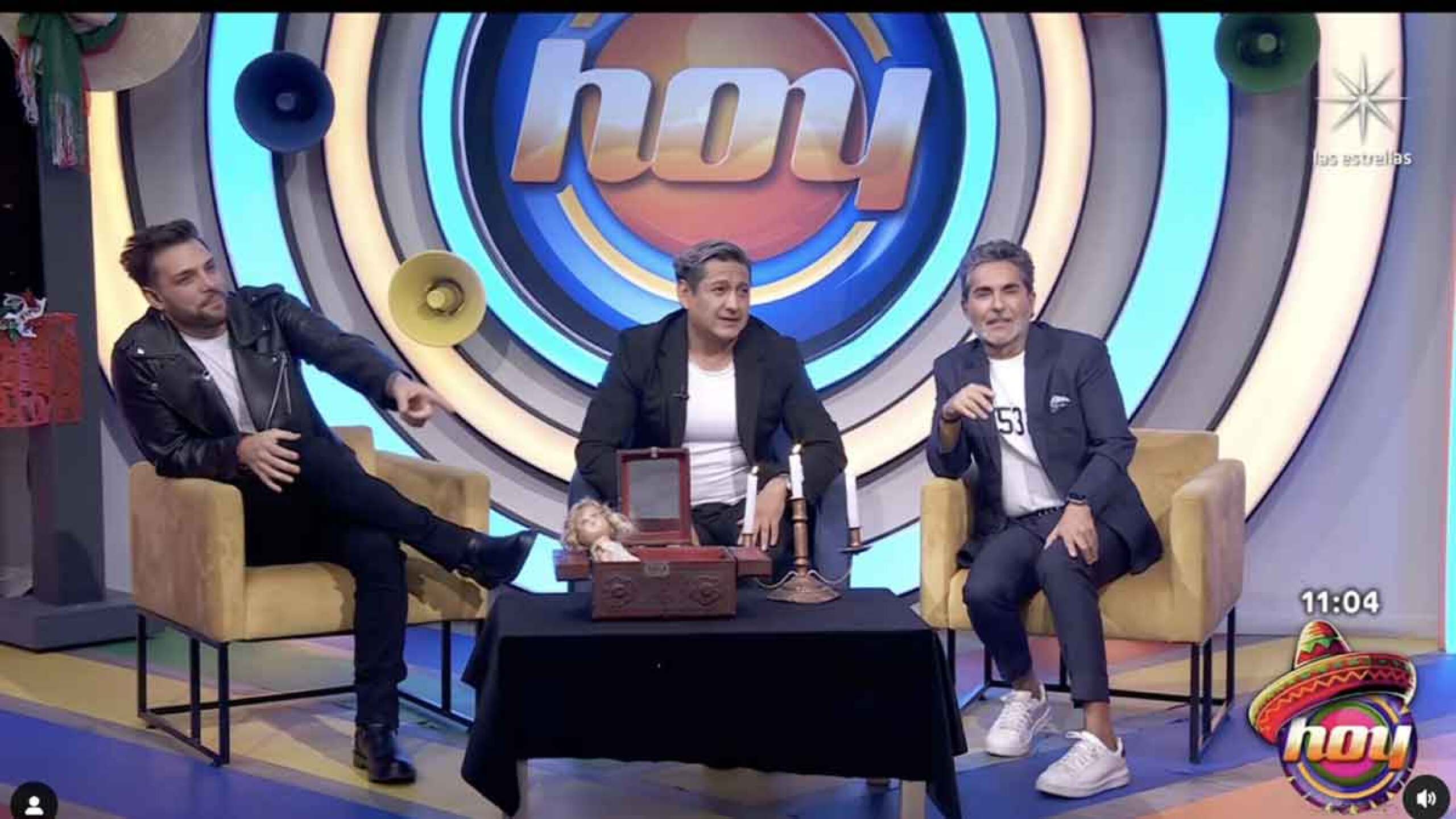 Nicola Porcella y Paula Stanley en Hoy
