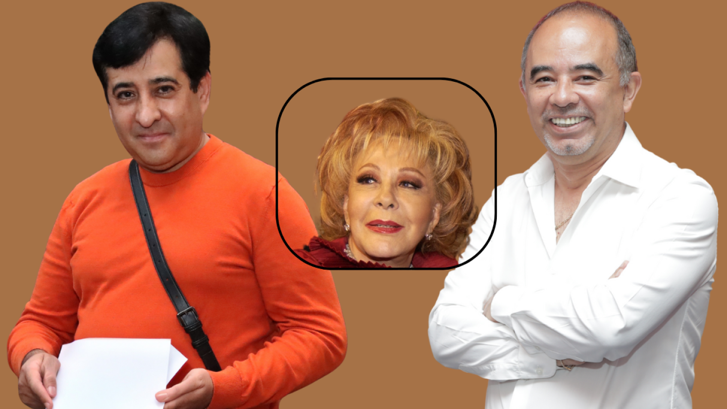 Ivan Cochegrus, Silvia Pinal y Enrique Selvas de la Asocación Rafael Banquels AC