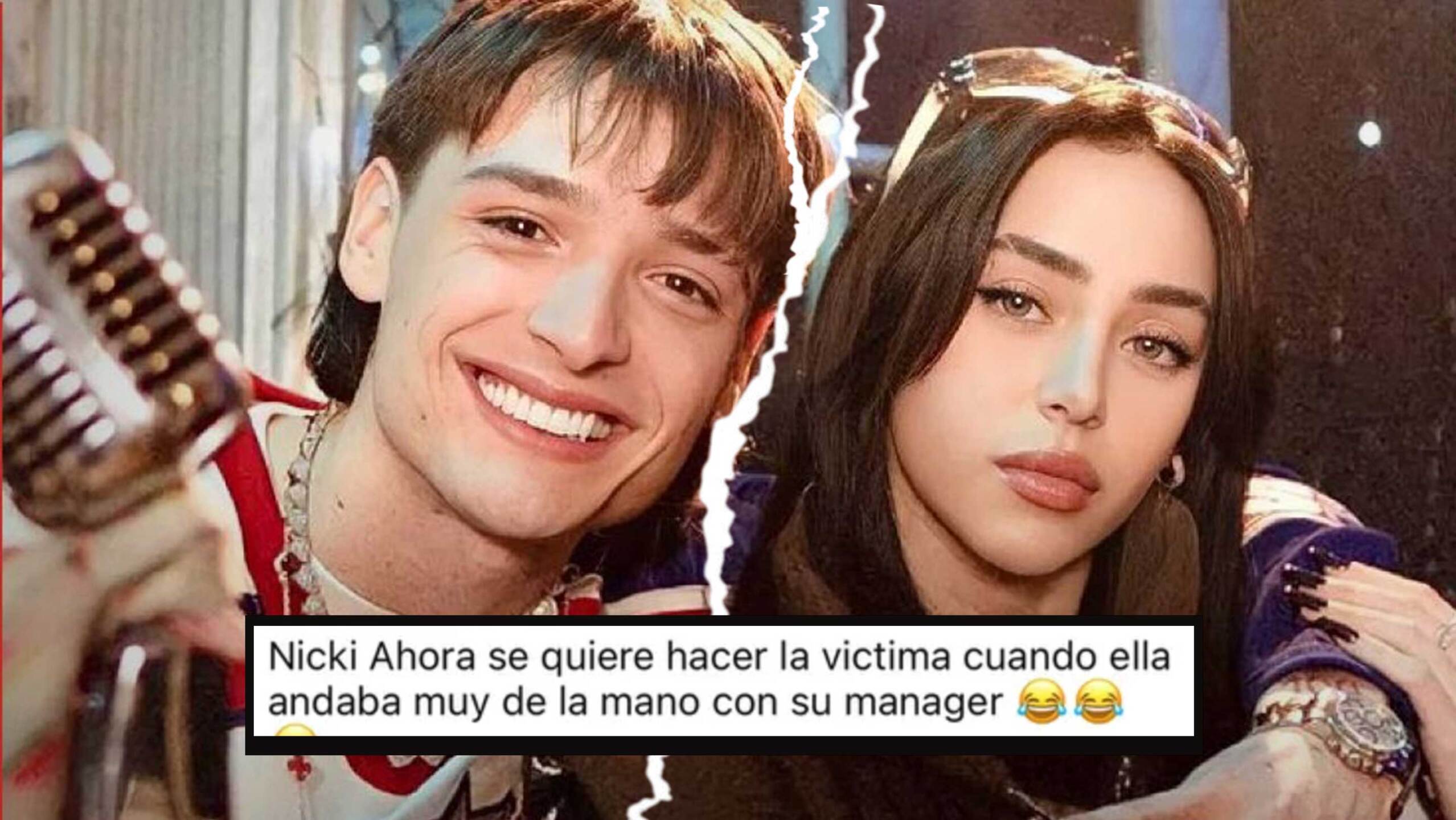 En redes acusan a Nicki Nicole de causar la ruptura con Peso Pluma: “ella falló primero y lo usó para ganar fama"