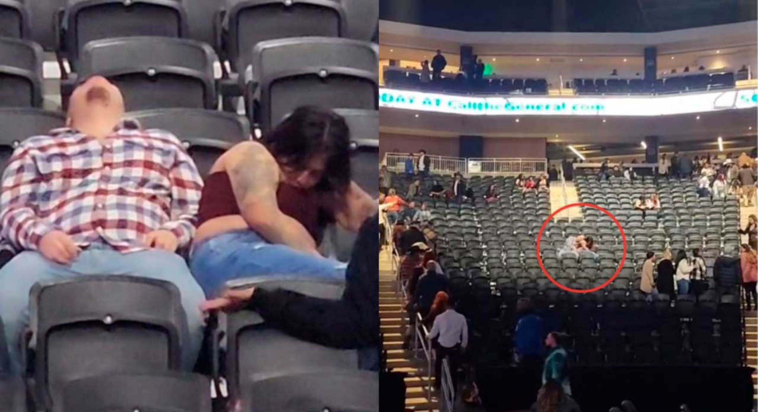 La pareja que se quedó dormida fue evidenciada en redes sociales