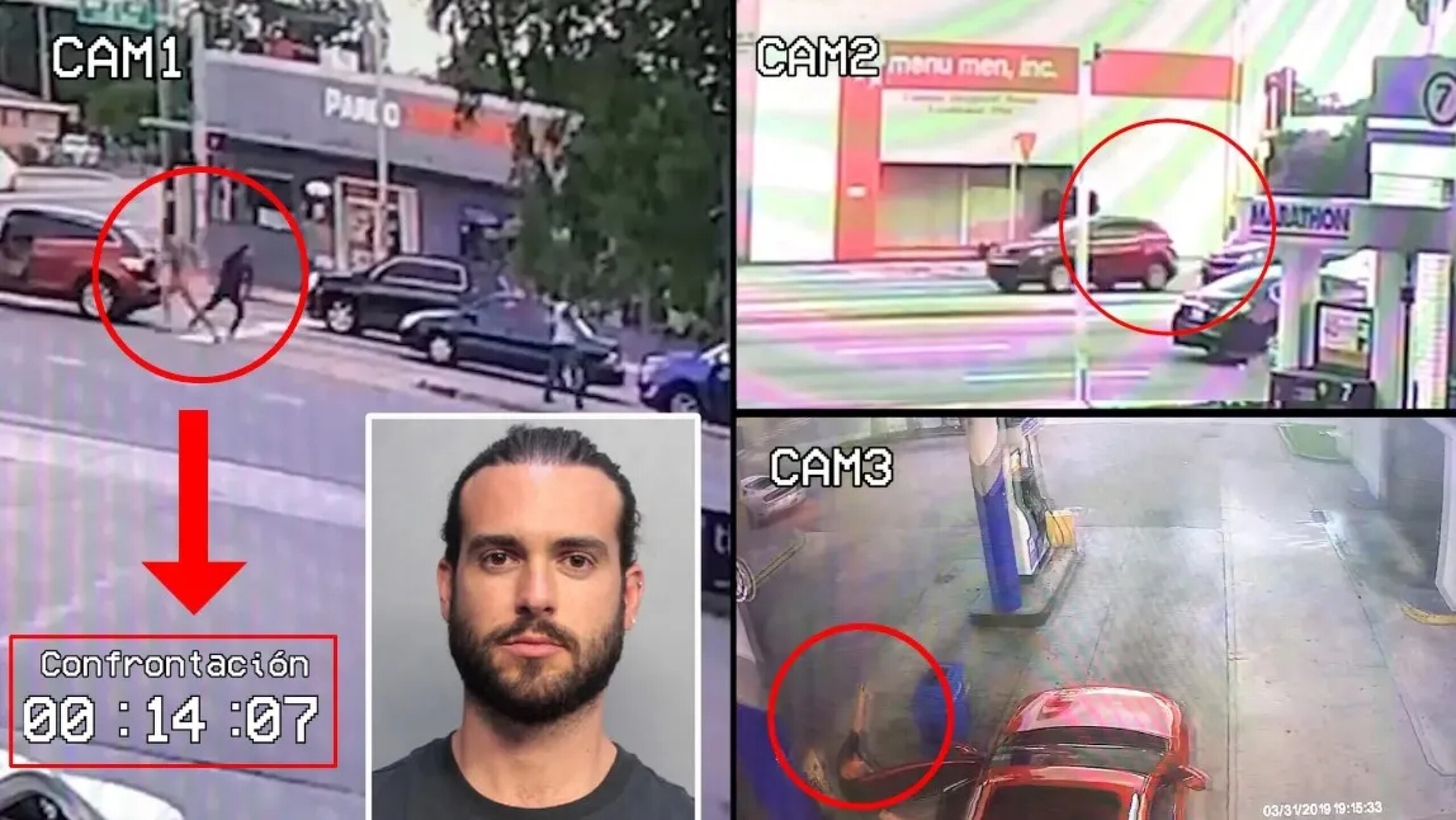 Pablo Lyle golpeo a un adulto mayor en las calles de Miami.